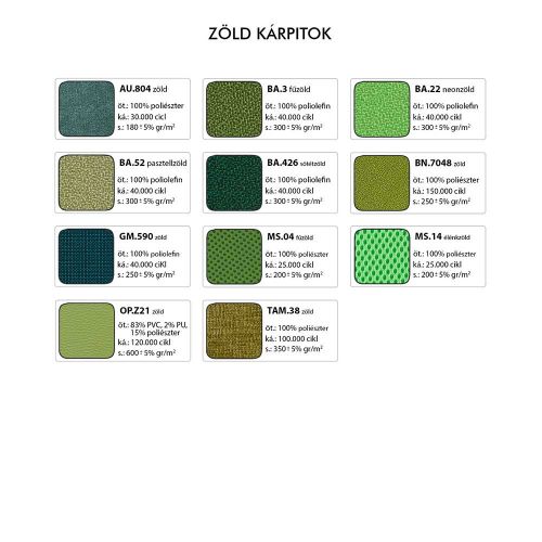 2182/S Magix Net tárgyalószék - Zöld kárpitok